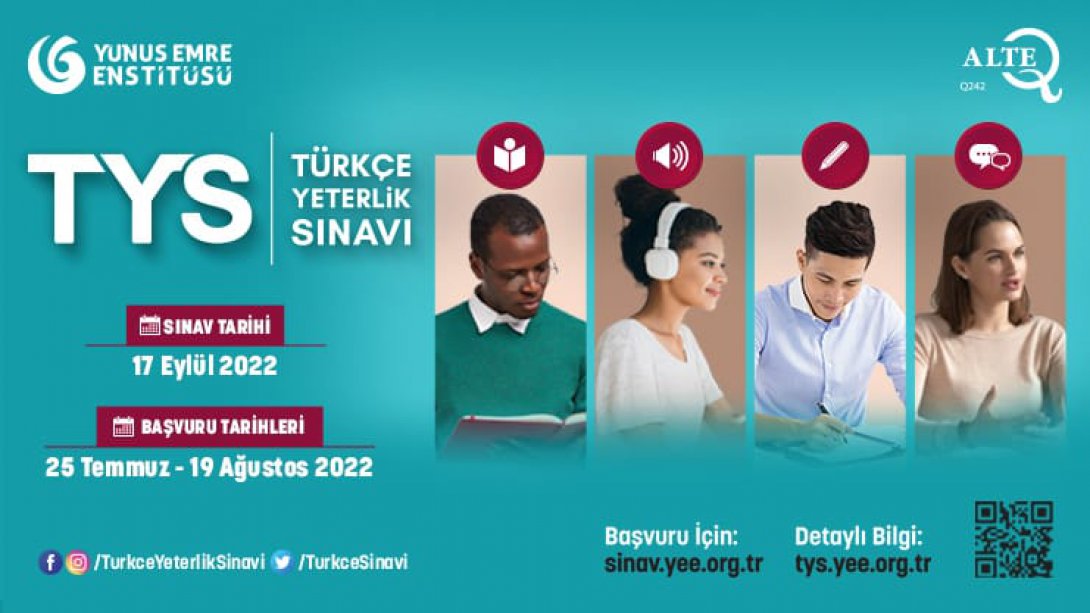 Türkçe dil seviyesini belgelendirmek isteyenler için Türkçe Yeterlik Sınavı 17 Eylül'de Washington DC'de, başvurular devam ediyor