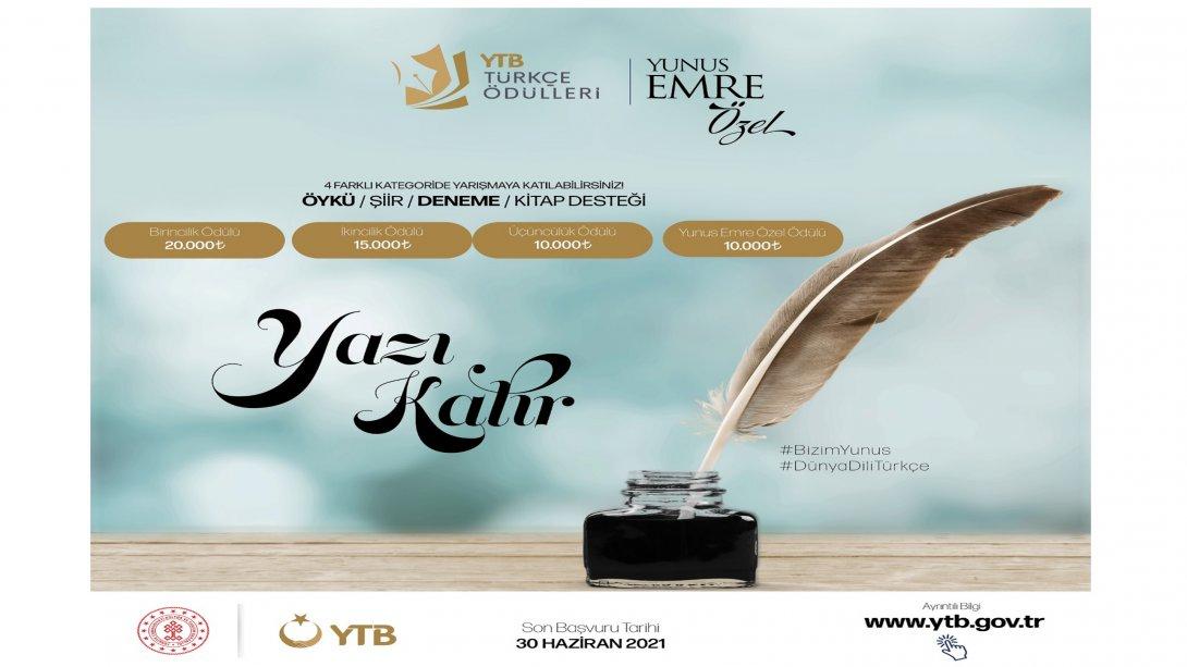 YTB'den Yunus Emre Yılına Özel Ödüllü Türkçe Yarışması: 